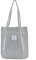 Damen Große Handtasche Kord Shopper Cord Tote Bag für Bücher Reisen Alltag Schule Arbeit Einkaufstasche für Mädchen 40x41cm hell grau