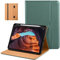 DTTO hülle für iPad 10. Generation 10,9 Zoll 2022, Premium Leder Business Folio Stand Schutzhülle mit Stifthalter – Auto Wake/Sleep und mehrere Betrachtungswinkel, Mitternachtsgrün