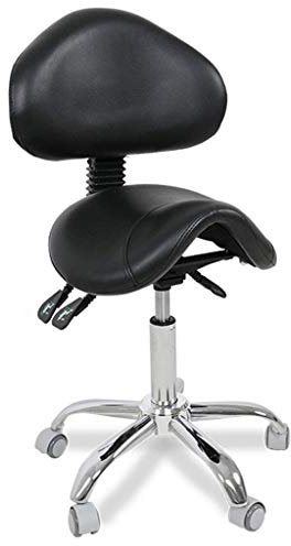 XPfj Barhocker Küche Barhocker, Stühle & Hocker Barhocker Beauty Industrie Friseur Drehstuhl Rückenlehne Tattoo Stuhl Sattelstuhl Schönheit Stuhl Techniker Riemenscheibe Arbeitsstuhl Der neue