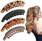 SJBAUTYO 4 Stück Pferdeschwanz Haarklammer,Bananenspangen,Rutschfeste Pferdeschwanz Halter Clip für Damen und Mädchen