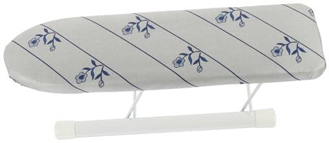 KICHOUSE Asse Stiro Mini Pieghevole Tavolo Domestico Stabile e Compatto Con Supporto Per Maniche Per Spazi Ridotti e Facilità Di Trasporto