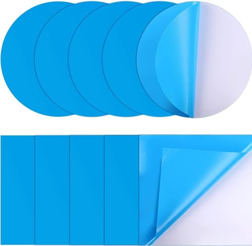 YAZANY Self Adhesive PVC Pool Repair Patches,20Pcs Vinyl Pool Liner Patch Hot Tub Repair Kit Lazy Spa,Tent Repair Kit Pool Repair Kit Waterproof for Tent Swimming Pools Water Beds Hot Tub