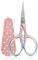 Stickschere Kleine, Edelstahl Handwerk Schere Kleine scharfe Schere zum Nähen Faden Handwerk 1pcs mit gefälschtem Leder Schere Abdeckung (Rosa)