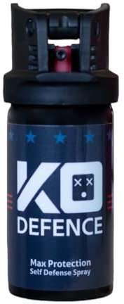 KO Defence 40ml - La Solution Ultime pour Une Sécurité Immédiate – Efficace, Rapide – Permet de Stopper et d'identifier – Gel Mousse expansive - 4 mètres de portée - 100% légal en Port et Transport