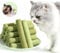 XIBHDN Berdexa Cat Grass Teething Sticks, Cat Teeth Cleaning Cat Grass Stick, Chew Sticks for Cats for Increase Appetite and Hairball Removal, for Indoor Cats (20pcs)