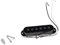 6 Saiten E Gitarre Tonabnehmer Single Coil Bass Schwarz