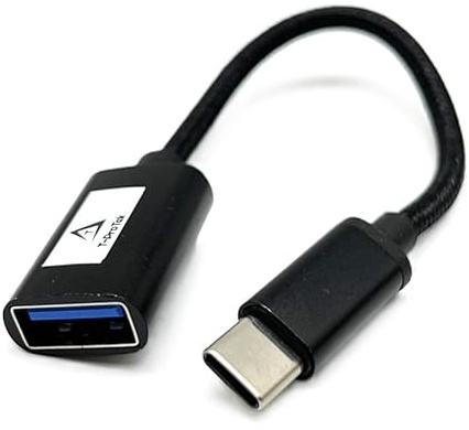 T-ProTek USB-C auf OTG USB-Stecker Adapter Datenkabel Datenübetragung kompatibel für ZTE Axon M