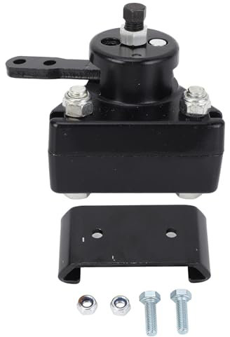 Go-Kart-Bremssatz, Mechanischer Bremssattel und Halterungssatz mit Belägen, Metall, Starke Festigkeit, Ersatz für Manco 9598 9597 Go-Kart-Fun-Wagen (BLACK)