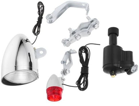 Kisangel Kit Éclairage Vélo avec Phare Puissant Et Lumière Arrière LED pour Sécurité Cycliste Urbaine Et Randonnée