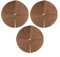 Kokosfaser-Mulchscheiben, Pflanzenschutzmatte, Baumwurzelabdeckung, Kontrolle für Gartentöpfe, 3 Stück (60 cm)