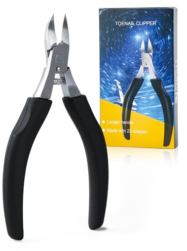 lulir Pince à Ongles, Professionnel Pince de Precision, Acier Inoxydable Coupe Ongle, Poignée Antidérapante, Orteils Ciseaux Ongles de Pied, pour Ongles Incarnés ou Épai