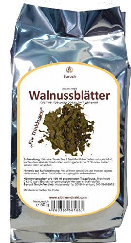 Walnussblätter - (juglans regia) - 50g