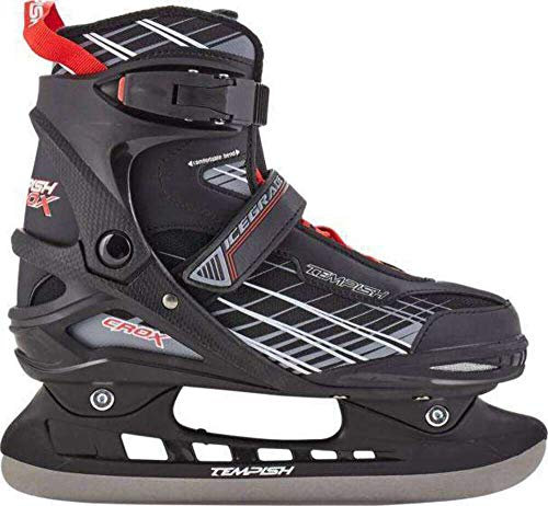 Tempish Eishockey-Schlittschuh CROX I 9 Größen I Ideal für Freizeitsspieler I Edelstahlkufen I komfortables Laufen I gute Passform