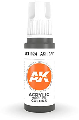 AK Interactive 3rd Gen Acrylic Ash Grey 17ml