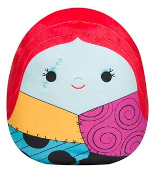 Squishmallow Nightmare Before Christmas Sally – offizielles Kellytoy Plüschtier – niedliches und weiches Stofftier – tolles Geschenk für Kinder
