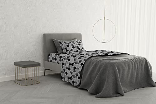 Italian Bed Linen MB Home Basic “Dafne” Bettwäsche-Set, Byblos, Einzelbett
