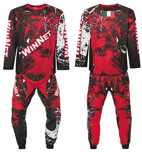 WinNet Completo da Moto Cross Maglia + Pantalone