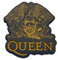 Queen (Logo Design) 11 cm x 7 cm x 1 cm spilla smaltata – Prodotto ufficiale ​, Misura unica, smalto, metallo, argento, Nessuna pietra preziosa