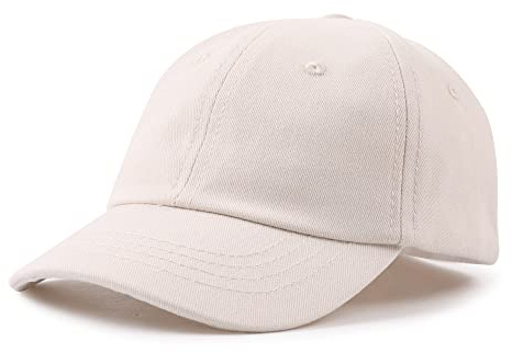 XIAOHAWANG Baby Baseball Cap Jungen Kinder Basecap Mädchen Atmungsaktiv Sommermütze UV Schutz Baseballkappe Klassische Sommer Cappy (Beige,52cm)