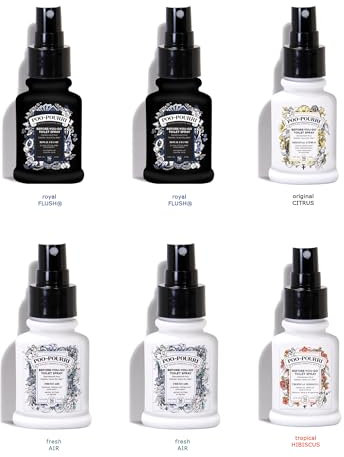 Lot de 6 vaporisateurs de toilet Poo-Pourri pour toilettes