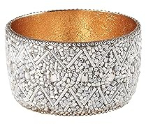 Gift Company Windlicht Madras Perlen S, Teelichthalter, Kerzenhalter, Eisen/Glas, Weiß, 8.5 cm, 1074303001
