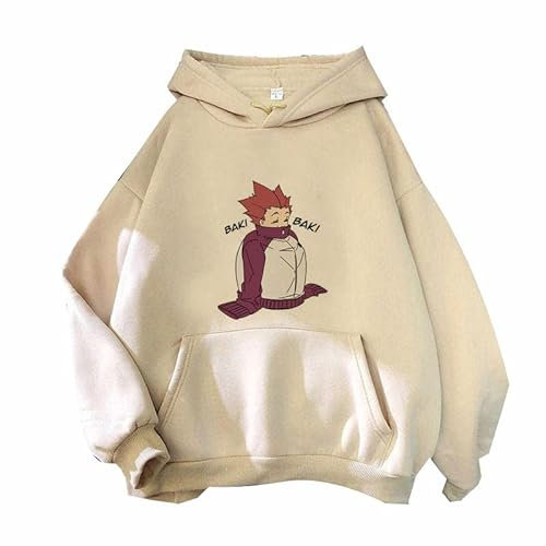 Tuboshu Anime Hoodie Haikyuu Kuroo Bokuto Manga Hoody Damen Herren Kapuzenpullover Mode Streetwear Kapuzen-Sweatshirt