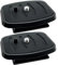 2 Pcs 35 mm Quick Release Plate Camera Mount Adapter, QR Release Camera Mounting Tripod Ball Head Parts Replacement for Quantaray Sunpak Slik Walmart QR-57 QB-4W
