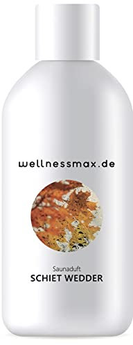 Sauna Aufguss Schiet Wedder mit ätherischen Ölen Minze, Salbei. Thymian und Rosmarin. Natürliches Sauna-Aufguss-Mittel (250 ml)