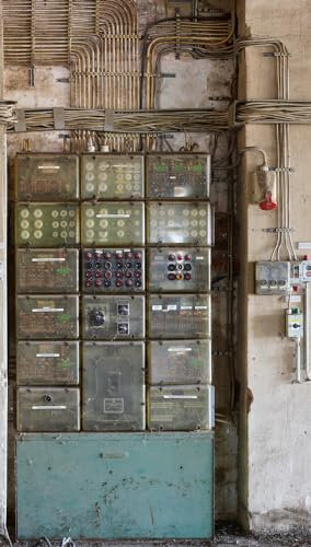 A.S. Création Livingwalls Vliestapete - Tapete industrial Style in Grün, Beige und Braun - Wandtapete für verschiedene Räume - Wandbild XXL 2,80 m x 1,59 m