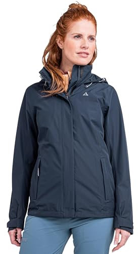 Schöffel Damen Jacket Gmund L Regenjacke, Navy Blazer, 36
