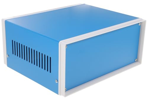 OSALADI Metallgehäuse Projektbox Für Elektronische Projekte Junction Box Metal Anschlussdose Metall Mit Schrauben Und Schutzabdeckung 7.87 X 6.50 X 3.54 in Für Elektroinstallation