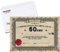 Auguriando Biglietto Auguri Attestato Certificato ENNE Attestato Diploma idea originale di compleanno anni Biglietti Divertenti Originali (60 anni)