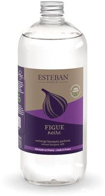 ESTEBAN PARIS - Ricarica di Profumo 1L FICO Nero per Bouquet e diffusore in Ceramica