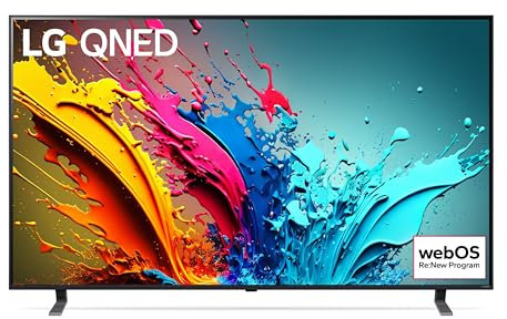 LG QNED 75'', Serie 85 2024, 75QNED85T6C, Smart TV 4K, Processore α8, Design slim, 20W, AI Picture Pro, 4 HDMI 2.1 120Hz, VRR, FreeSync Premium, Alexa, Wi-Fi, webOS 24, Telecomando puntatore
