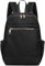 LOIDOU Kleiner Rucksack für Frauen Mini Rucksack Geldbörse Leichtgewicht Mädchen Casual Daypack Bookbag für College Schule Arbeit Reisen, schwarz(35cm)