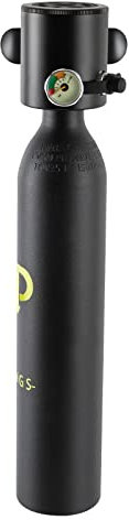 Botella de buceo para Submarinismo (Submarinismo) Minibotella de buceo con 5 a 10 minutos de Submarinismo (Submarinismo (bucear) 0,5 L Presión máxima: 20 PMA