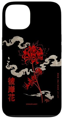 Hülle für iPhone 13 Red Spider Lily im Japanische Retro Harajuku Ästhetik Stil