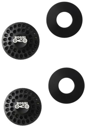 HOUSON 2pcs Fahrrad Federgabel Ventildeckel, Fahrradgabel Abdeckkappe Gabel Luftkammer Abdeckung Front Fork Air Chamber Cover für Mountainbike