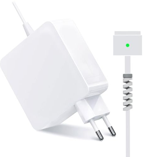 HiQ+ 60W (Watt) Compatibile con Caricatore Mag2 Alimentatore per MacBook Pro con Display Retina 13 Pollici dal 2012 al 2015 ed Altri + Protezione Rottura Cavo