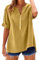 sudadera mujer oferta flash Camisetas Basica Mujer Blusas De Entretiempo Tallas Grandes Verano Elegantes Vestir Camiseta Trabajo Manga Corta Seda Moda Fiesta Camisa Botones Verde Botella Blanca