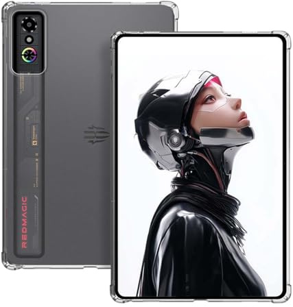 Case Cover for REDMAGIC Astra Gaming Tablet 9.06 inch Clear,Ultra Transparent Soft TPU Back Cover for ZTE Nubia REDMAGIC Tablet 3 Pro, Anti-Scratch,Shockproof,Clear