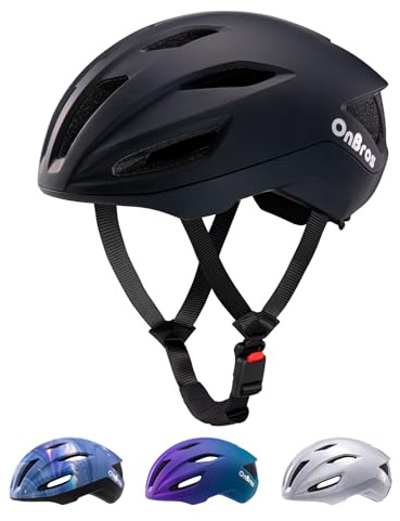 Adult Cycling Bike Helmet, OnBros Lightweight Unisex Bicycling Helmets for Men and Women, Adjustable Fit CPSC Certified Bicycle Helmet