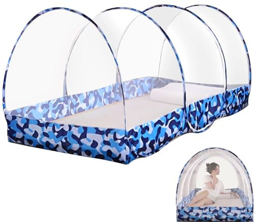 tendda da campeggio portatile | Semplice installazione pieghevole mosquitto Net | Grande rete di zanzare per campeggio, viaggi e alloggi in hotel