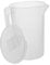 Gatuida Large Capacity Measuring Jug with Sliding Lid Dual Scale Fluid Beaker for Easy Pouring Thickened Plastic Water Jug with Handle for Outdoor Cooking Precise Measurements