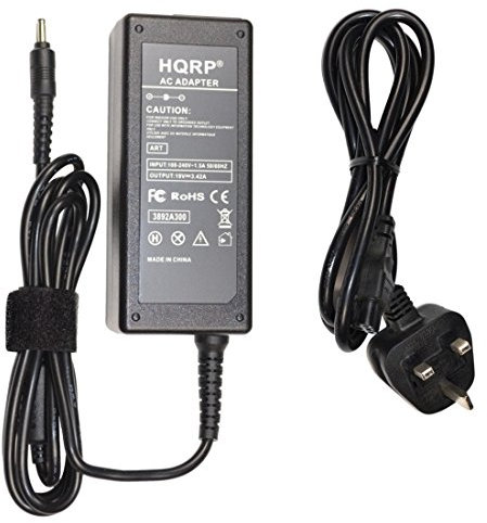 HQRP Laptop Charger AC Adapter compatible with Acer Chromebook 11 13 14 R11 ; CB3-111-C670 CB3-111-C4HT CB3-131-C3SZ CB3-111-C8UB ; CB5-311-T7NN CB5-311-T1UU CB5-132T-C32M Power Supply Cord