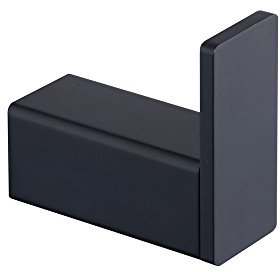 Handtuch/Kleiderhaken für Bad Küche Garage, Wandmontage, SUS 304 Edelstahl, schwarz, Beelee, BA8506B