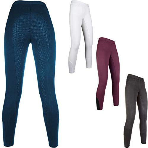 HKM Reitleggings -Yvi - Silikon-vollbesatz - Legging d'équitation - Leggings d'équitation Yvi - Fond de Peau en Silicone - Garçon