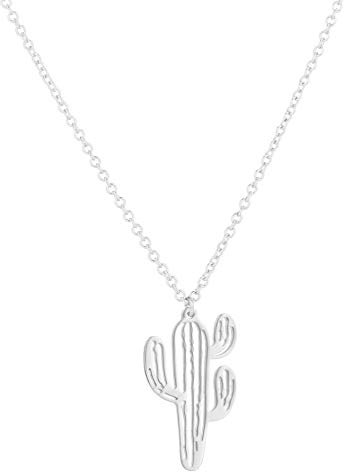 GYXYZB Halskette Kaktus Halskette Einfache Student Kleine Frische Serie Kaktus Schmuck