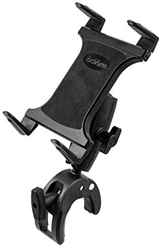 Tackform Universal Tablet Holder Compatible with Stationary Bicycle, Treadmill, Elliptical, Spin Bike, Microphone Stand, and Indoor Exercise Equipment - Compatible with iPad and More