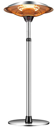 Chauffant Commercial Inoxydable Chauffage Électrique Terrasse Halogène Chauffant Infrarouge Quartz Chauffage Radiant,3000w